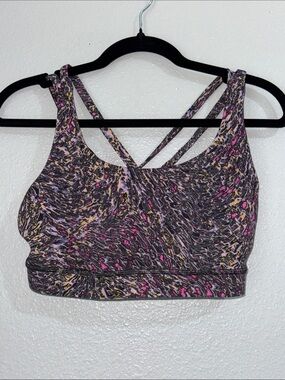 lululemon athletica Multicolor Printed Strappy Sports Bra